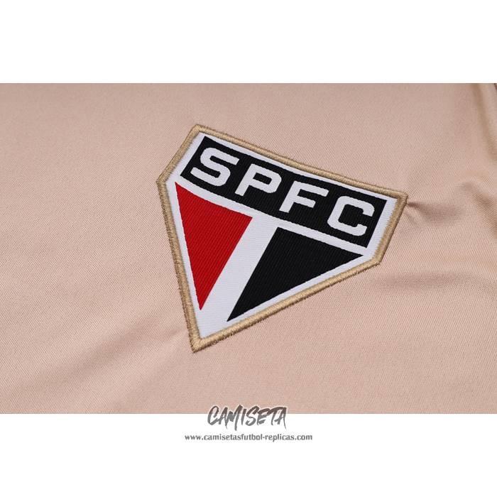 Chandal del Sao Paulo 2023-2024 Manga Corta Amarillo - Pantalon Corto
